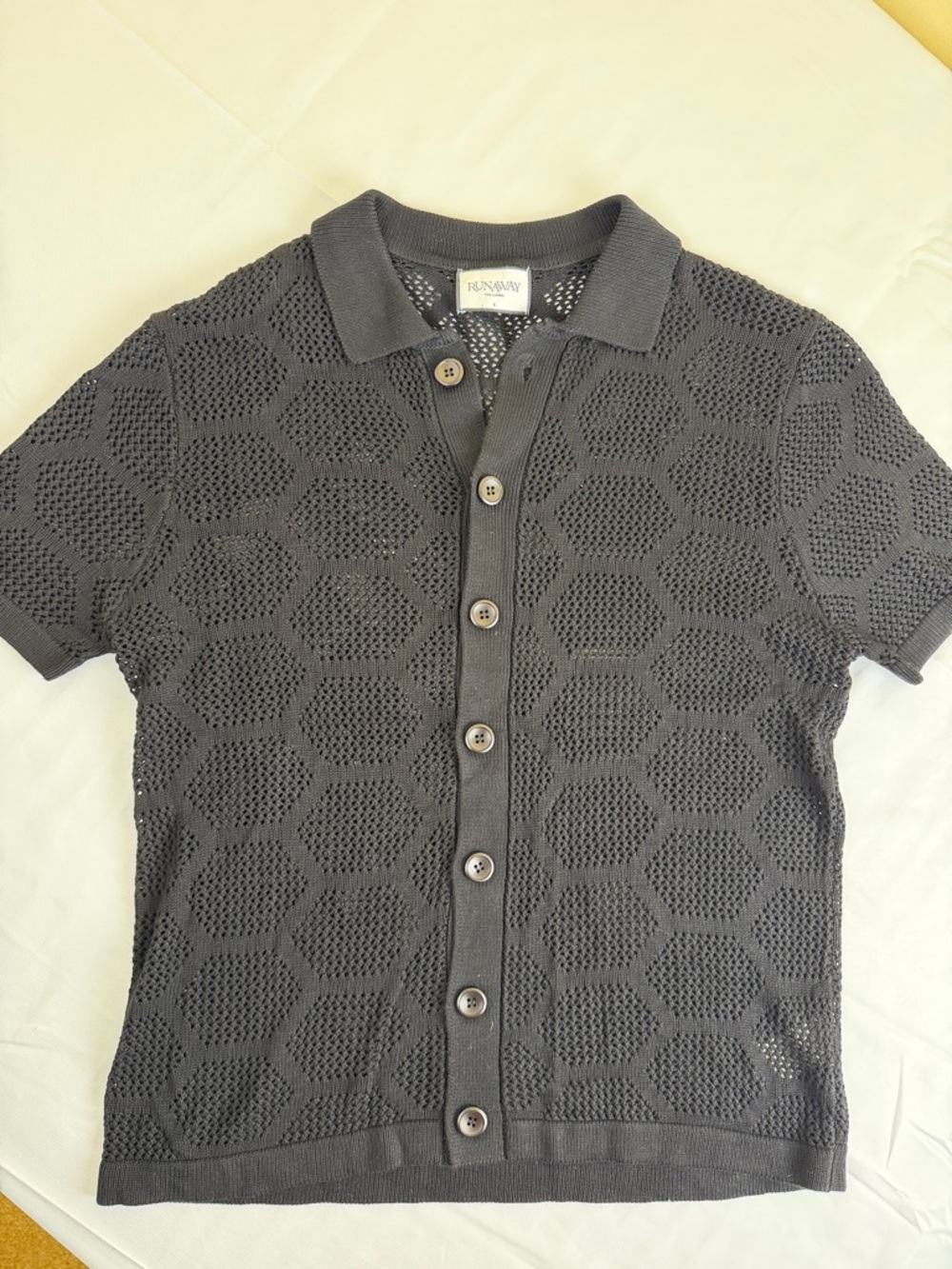 Runaway The Label Casper Knit Shirt - Black